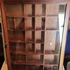 Vintage curio shadow box